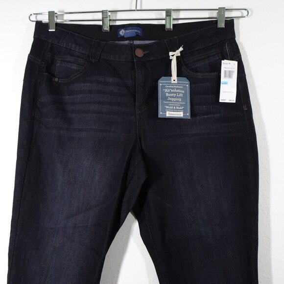 Democracy Jegging Jeans Women's Plus Size 20W Blue Denim Stretch Booty Lift - Picture 3 of 12